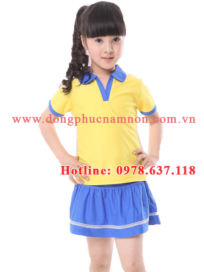 Mẫu đồng phục mầm non - DPMN33 | Mau dong phuc mam non